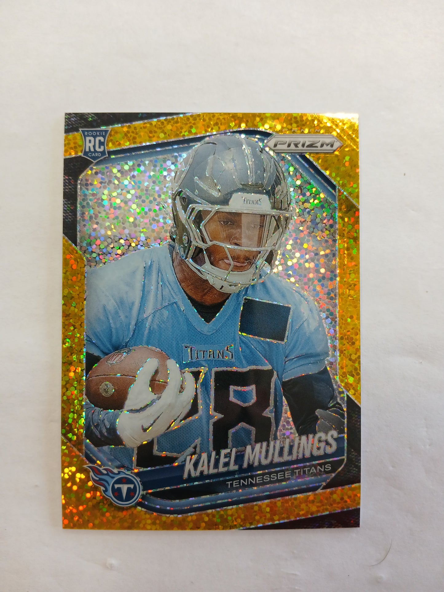 2025 Prizm Kalel Mullings Gold Sparkle Rookie #/24