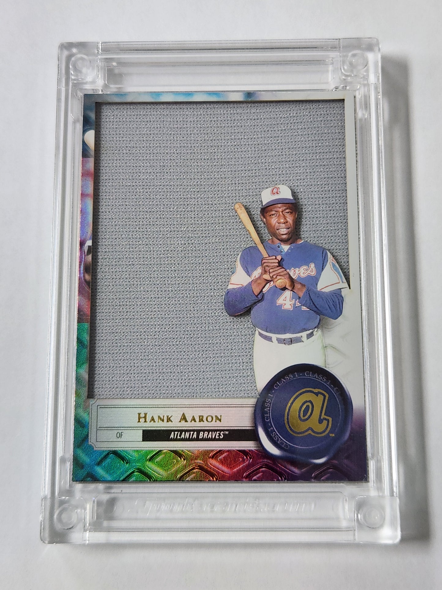 2023 Jersey Fusion Hank Aaron Pro Fusion Game Worn Jersey 6/10