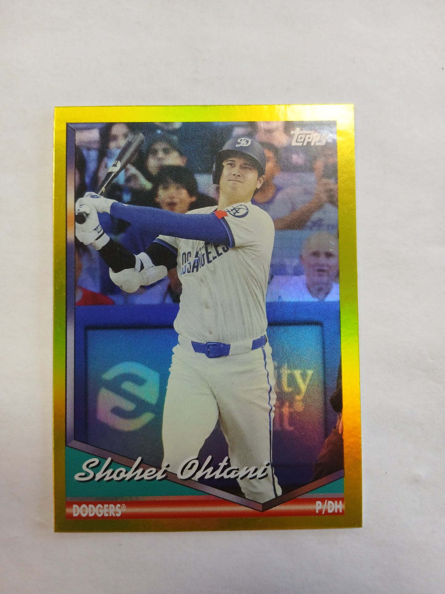 2024 Topps Archives Shohei Ohtani Yellow Foil SP
