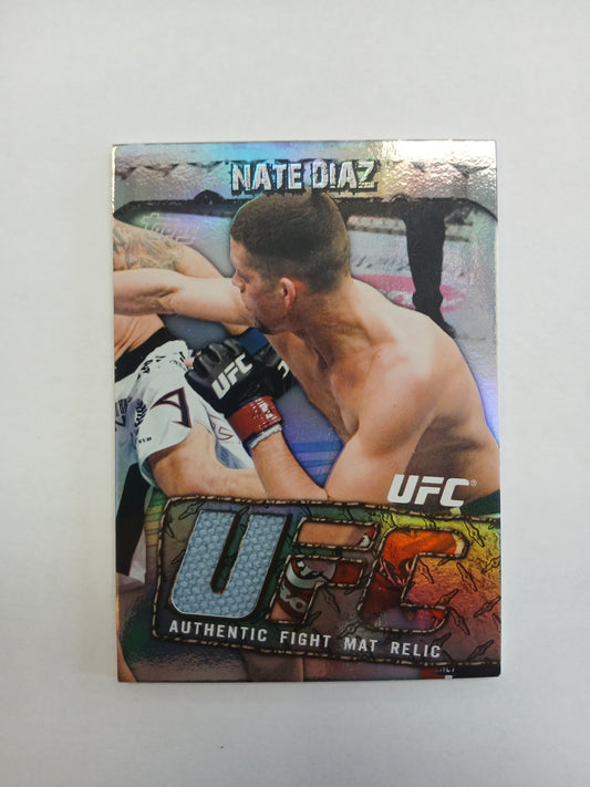 2010 Topps UFC Main Event Nate Diaz Mat Patch Refractor