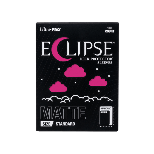 Ultra Pro -  Eclipse Matte Hot Pink (105-Pack) - Enhanced Sleeves