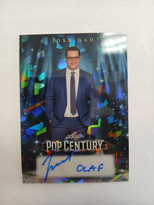 2026 Leaf Pop Century Josh Gad Olaf Inscription Auto #/15