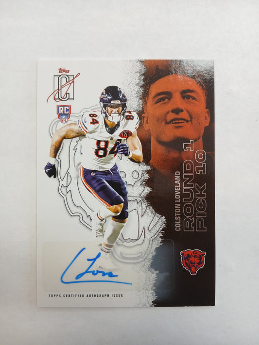 2025 Topps Signature Class Colston Loveland Rookie Auto