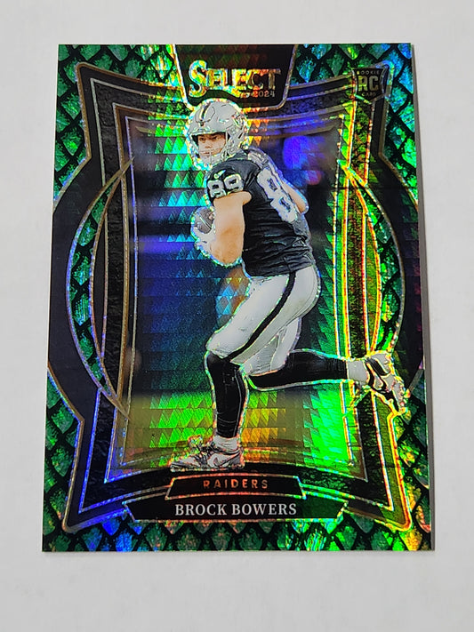 2024 Select Brock Bowers Dragon Scale Prizm /81 RC