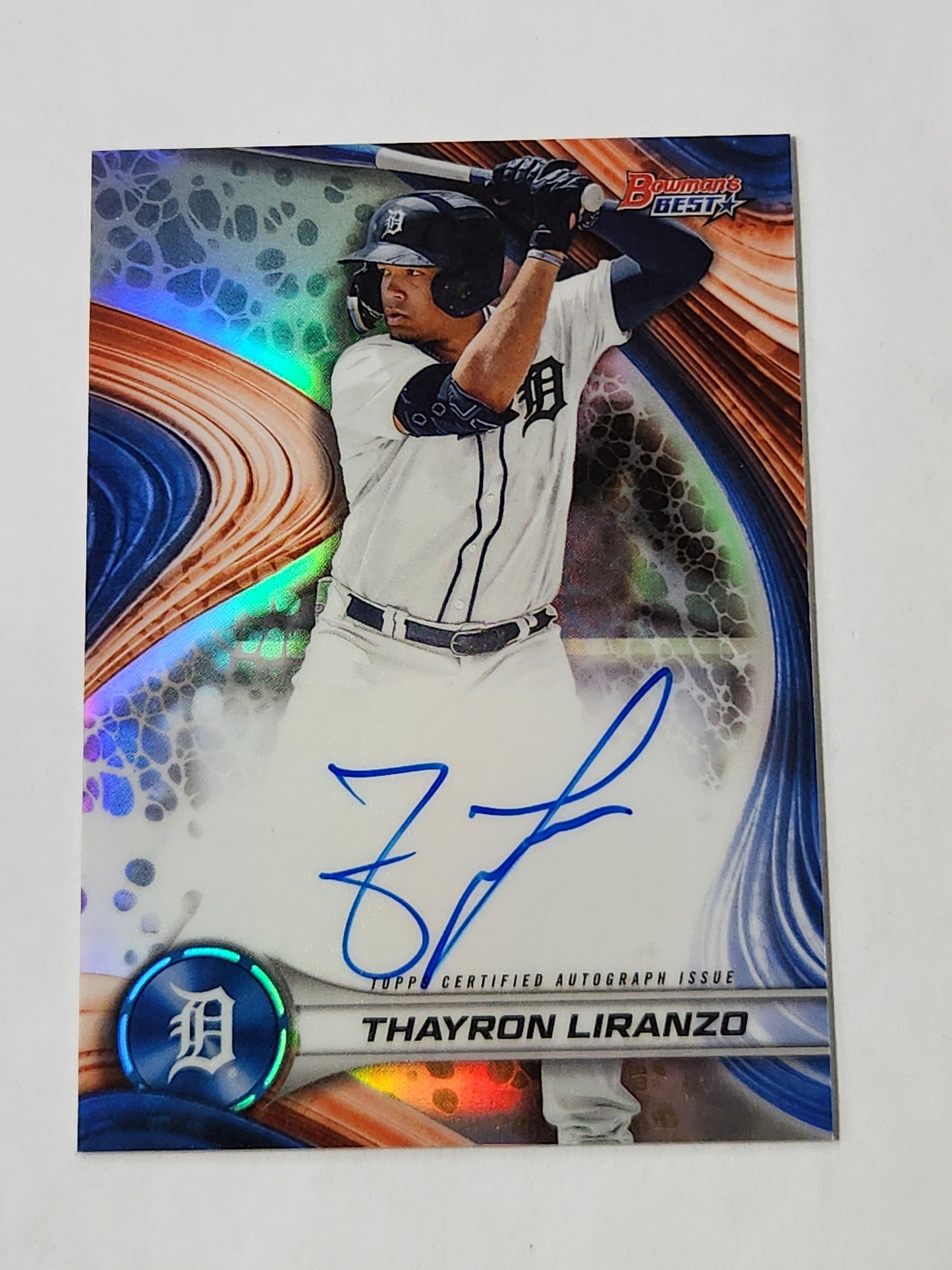 2024 Bowman's Best Thayron Liranzo Refractor Auto # B24-Tli