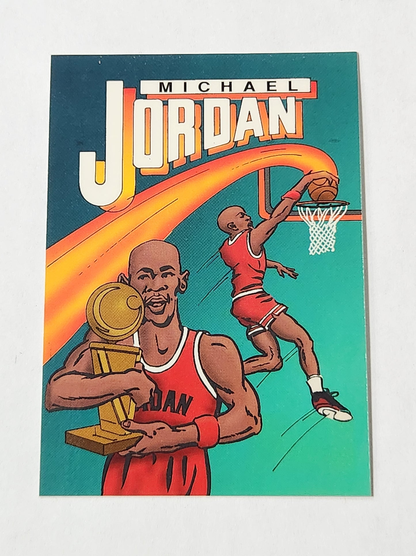 1990 Michael Jordan Promo Error Card (Scottie Pippen Stats)