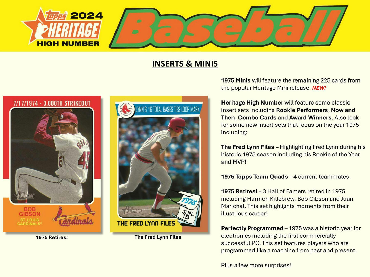 Topps 2024 Heritage High Number MLB Baseball (1) Hobby Box