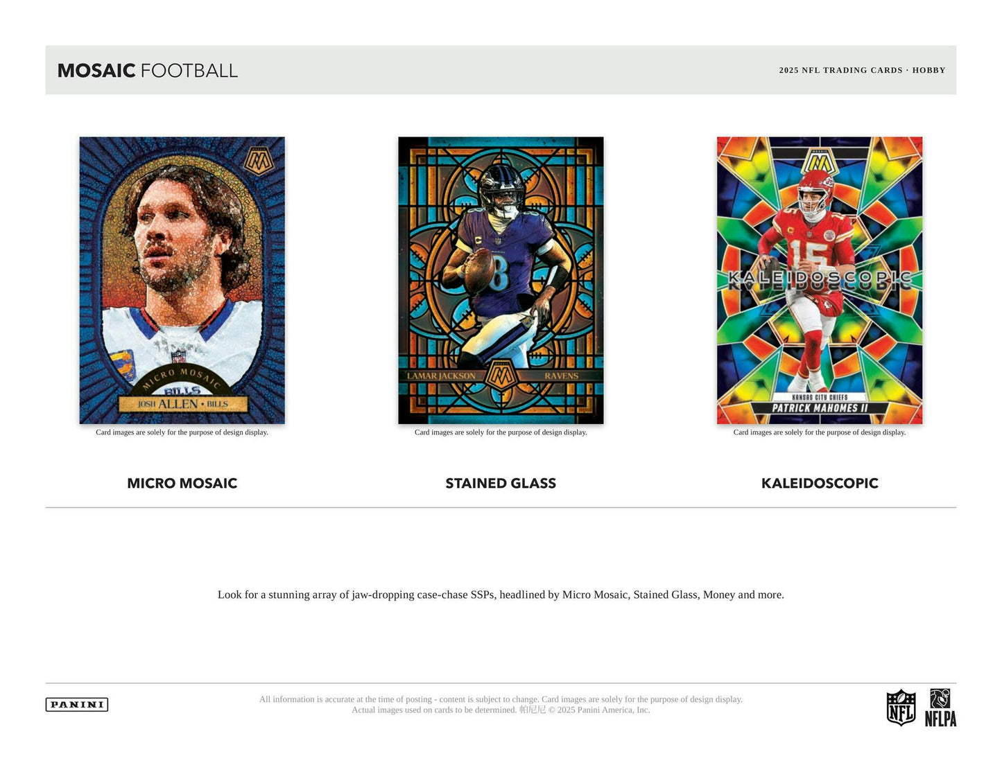 2025 Panini Mosaic Football Hobby Pack