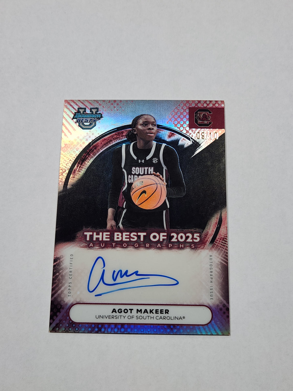 2026 Bowman Best U Agot Makeer The Best of 2025 Black Refractor #/10