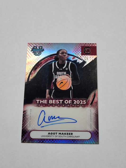 2026 Bowman Best U Agot Makeer The Best of 2025 Black Refractor #/10