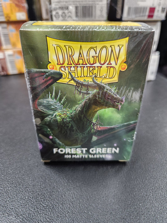 Dragon Shield Standard Size Sleeves Forest Green Matte 100CT #11056