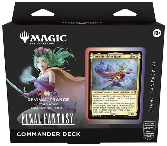 Magic The Gathering Universes Beyond Final Fantasy Revival Trance Commander Deck