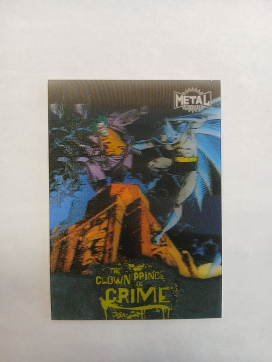 2025 Skybox Metal Universe The Clown Prince of Crime Batman and Joker 3D CPC-13