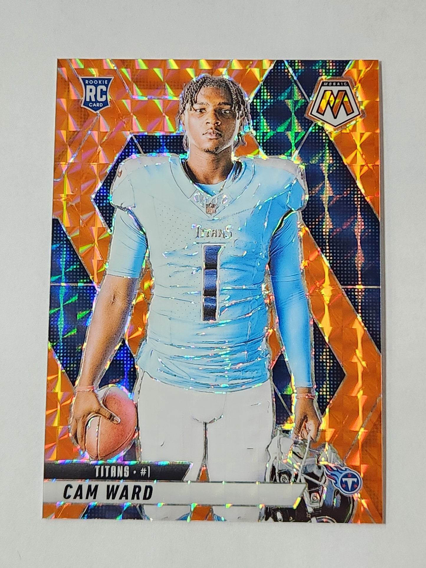 2025 Mosaic Cam Ward Image Variation Orange # /199 RC Rookie 272