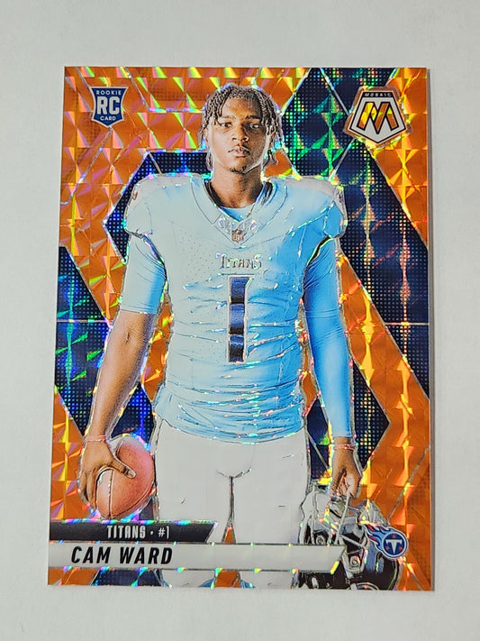 2025 Mosaic Cam Ward Image Variation Orange # /199 RC Rookie 272