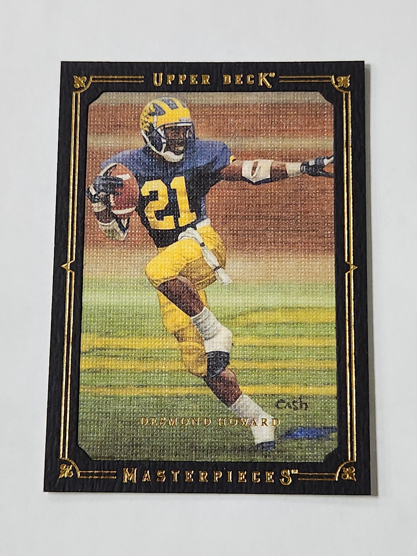 2008 Upper Deck Desmond Howard Masterpieces Black Frame