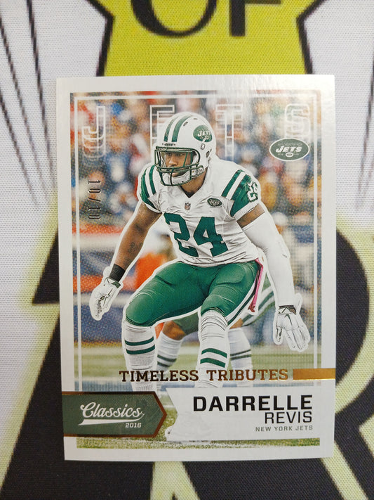 2016 Classics Darrelle Revis Timeless Tributes Gold #10/10