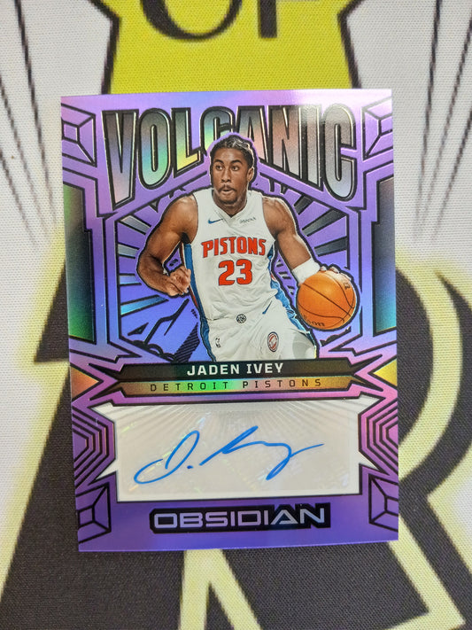 2024 Obsidian Jaden Ivey Volcanic Auto Purple #/30