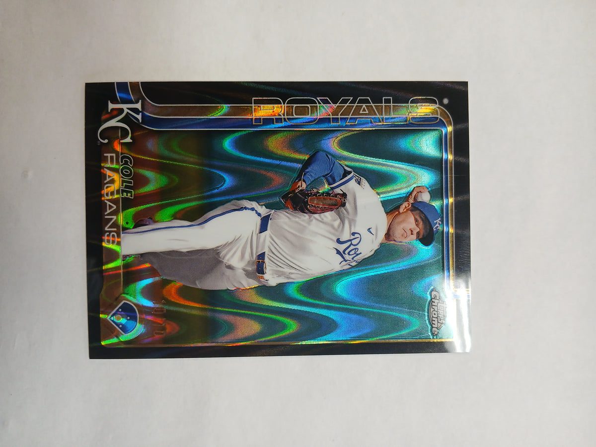 2025 Topps Chrome Cole Ragans Black Raywave Refractor #10/10