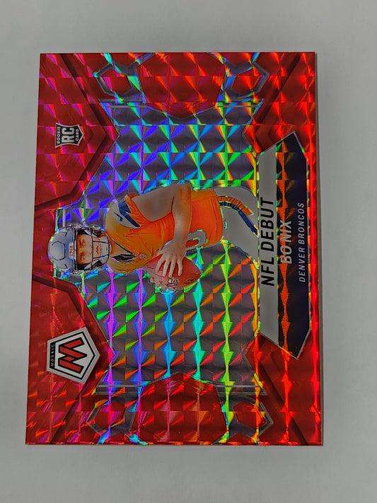 2024 Mosaic Bo Nix NFL Debut Red Mosaic Rookie