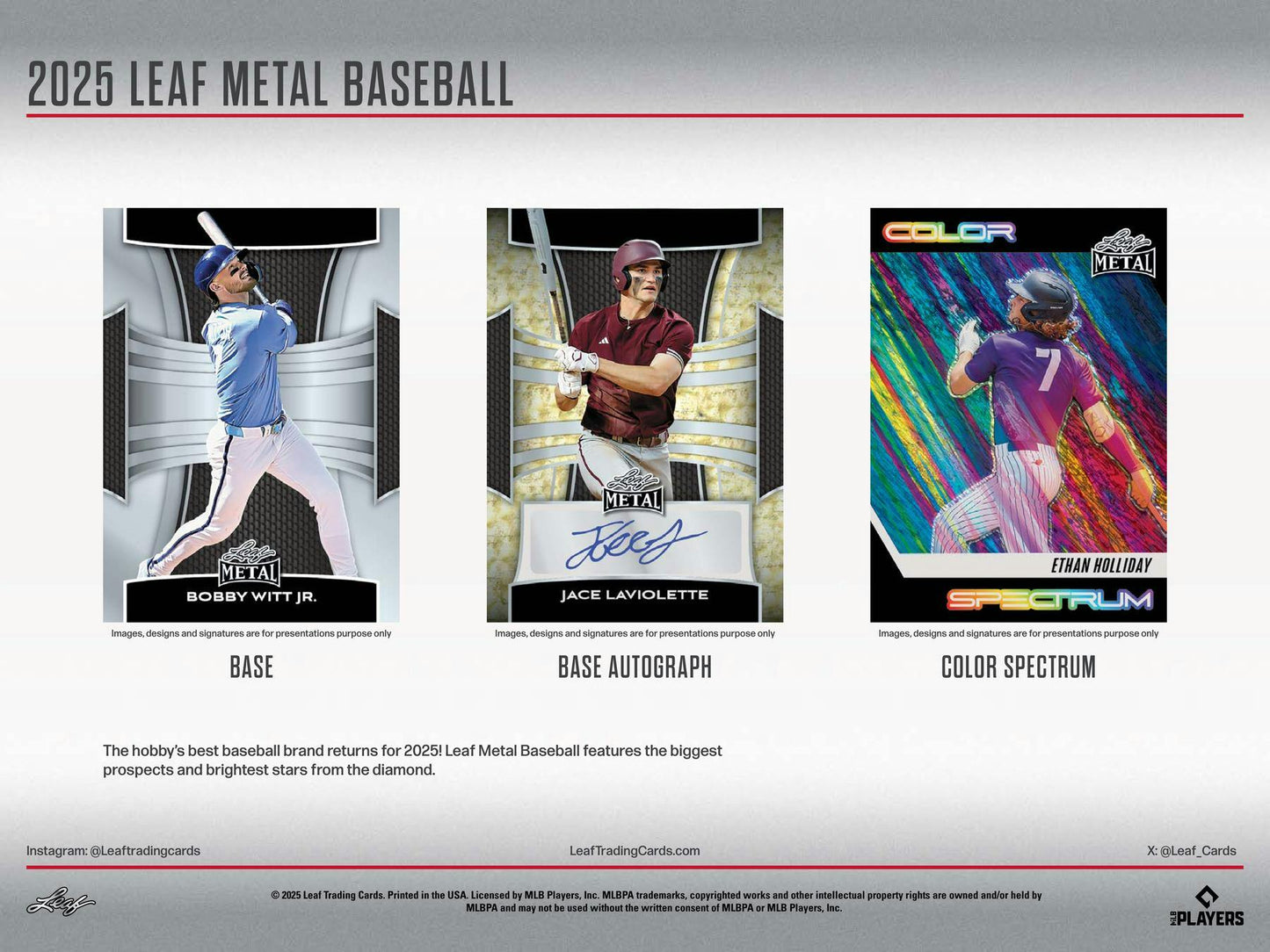 2025 Leaf Metal Baseball Jumbo Hobby Box