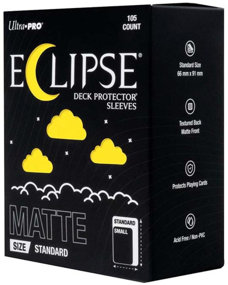 Ultra Pro -  Eclipse Matte Lemon Yellow (105-Pack) - Enhanced Sleeves
