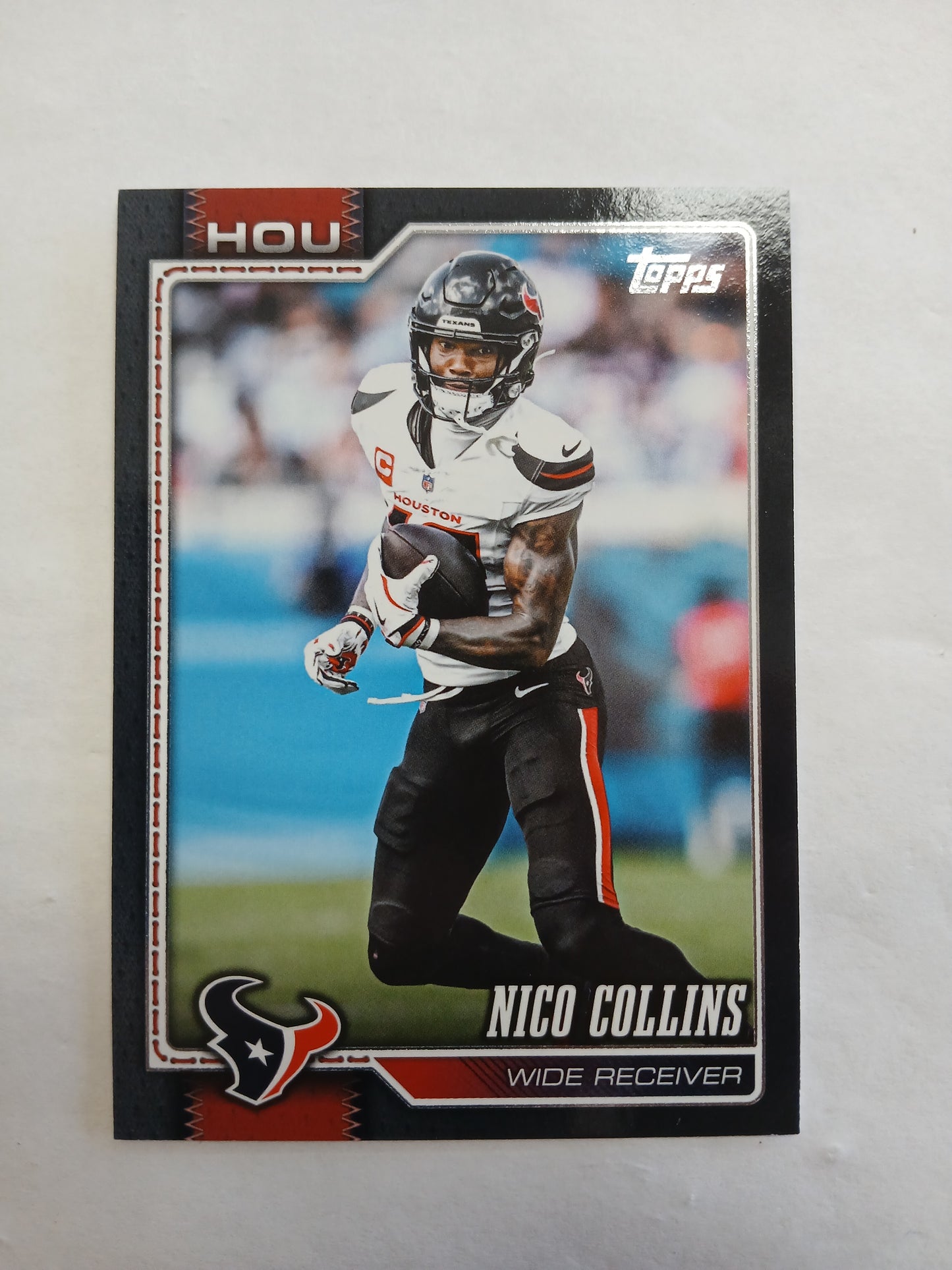 2026 Topps Flagship Football Nico Collins Black #/70