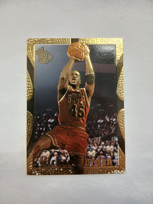 1995 Topps MB Michael Jordan Basketball Leather Gold T21