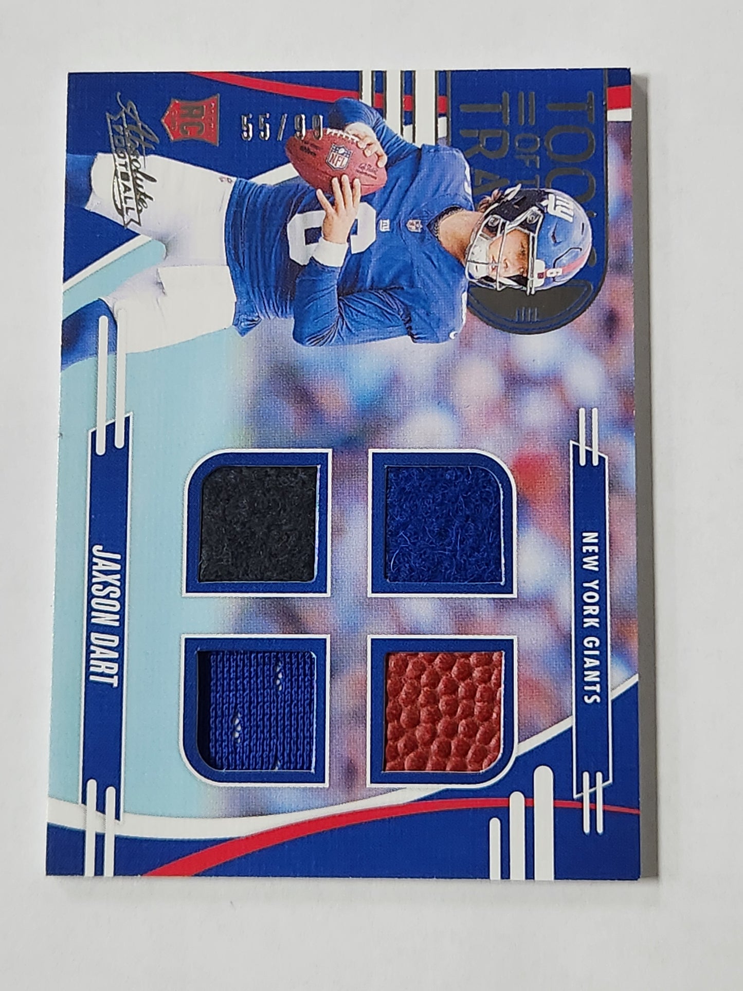 2025 Absolute Jaxon Dart # /99 Tools of the Trade Rookie Patch RC