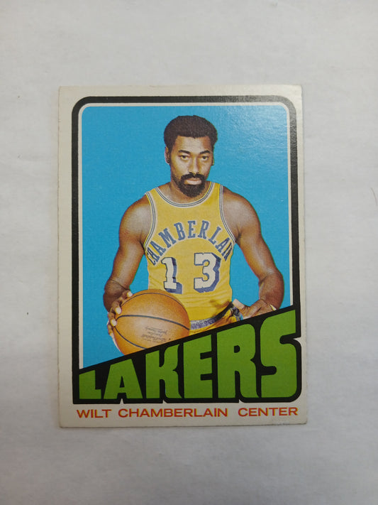 1972 Topps Wilt Chamberlain Lakers No. 1