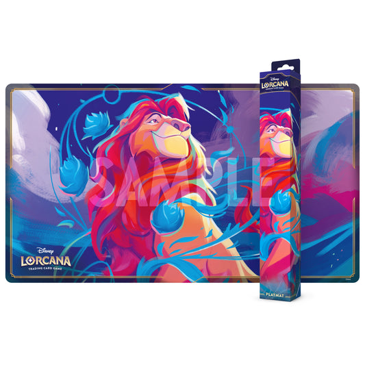 Disney Lorcana Fabled Mufasa Ruler of Pride Rock Playmat