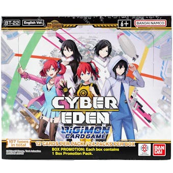 Digimon TCG Cyber Eden Booster Box BT-22