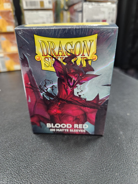 Dragon Shield Standard Size Sleeves Blood Red Matte 100CT #11050