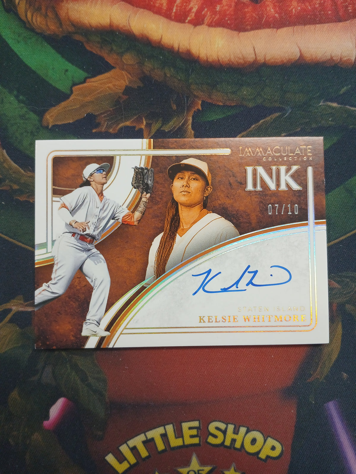 2026 Immaculate Collection Kelsie Whitmore Ink On Card Auto Gold Foil #/10