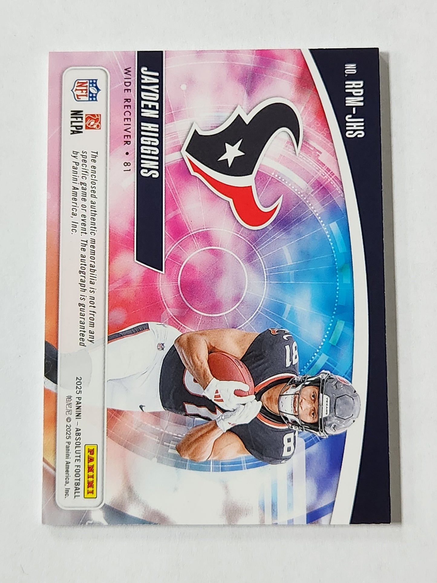 2025 Absolute Jayden Higgins # /24 Rookie Premiere Patch RC