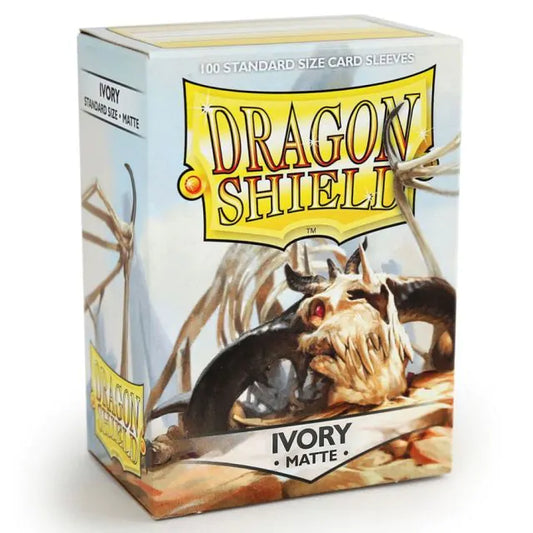 Dragon Shield Standard Size Sleeves Ivory Matte 100CT #11017
