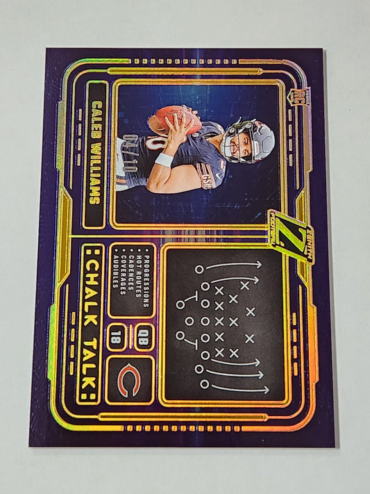 2024 Zenith Chalk Talk Caleb Williams RC # /10 #1