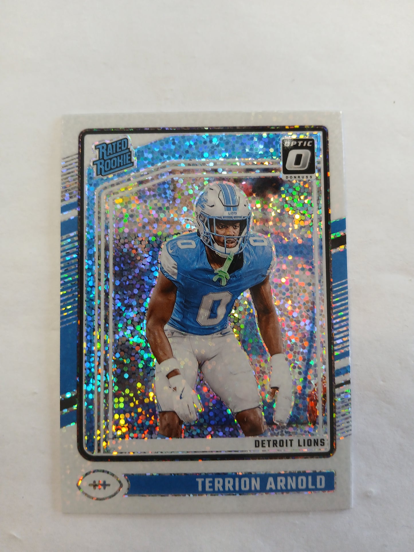 2024 Donruss Optic Terrion Arnold Rated Rookie White Sparkle Color Match SSP
