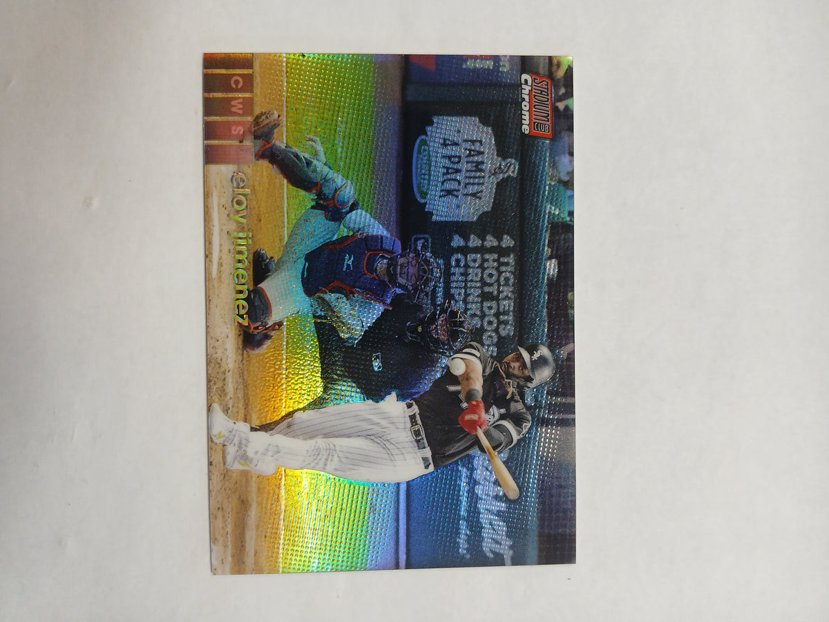 2020 Topps Stadium Club Chrome Eloy Jimenez Refractor #/5