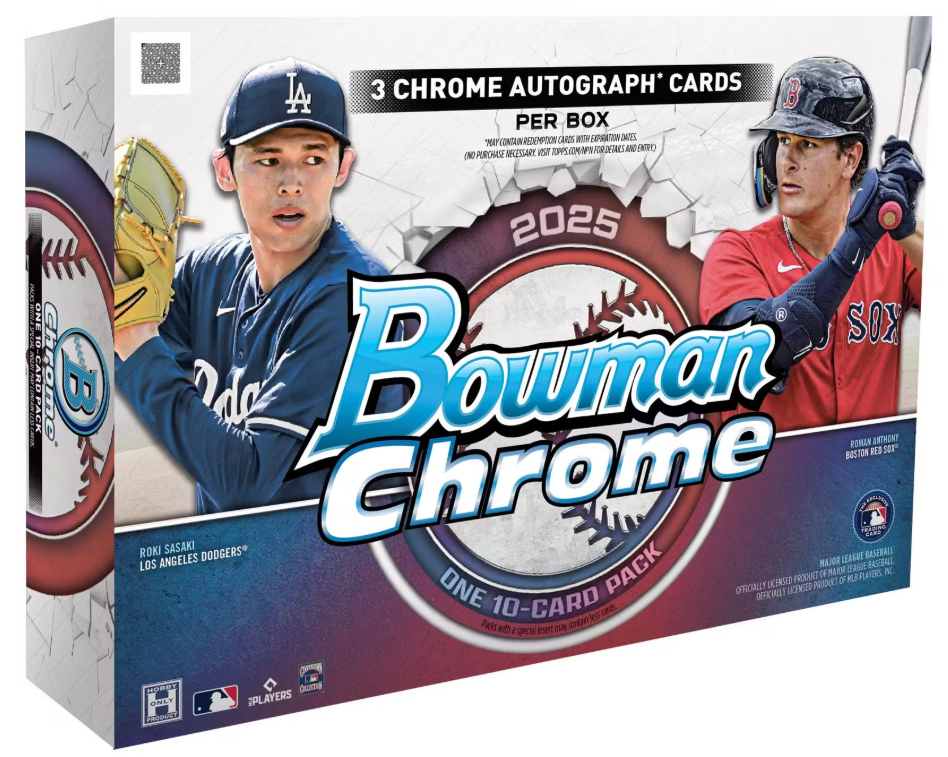 2025 Bowman Chrome MLB Breaker Delight Hobby Box