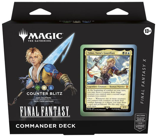 Magic The Gathering Universes Beyond Final Fantasy Counter Blitz Commander Deck