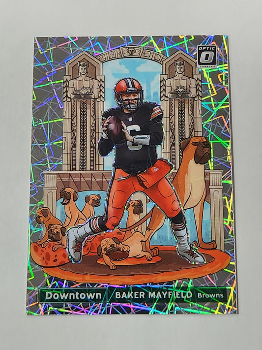 2021 Donruss Optic Baker Mayfield Downtown Case Hit SSP