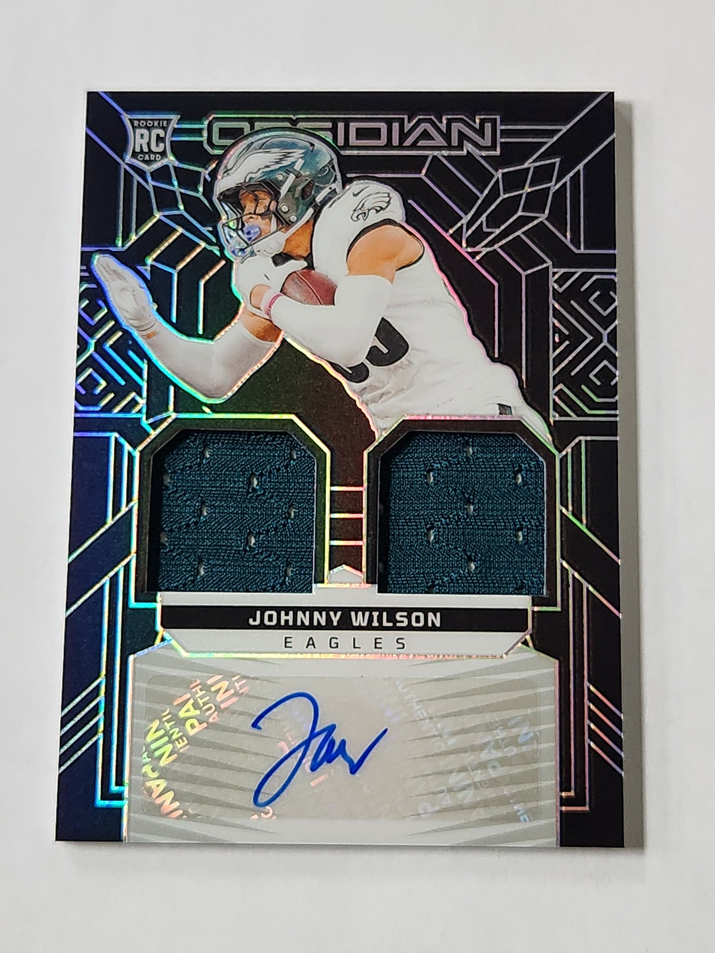 2024 Obsidian Johnny Wilson Rookie Patch Auto /299