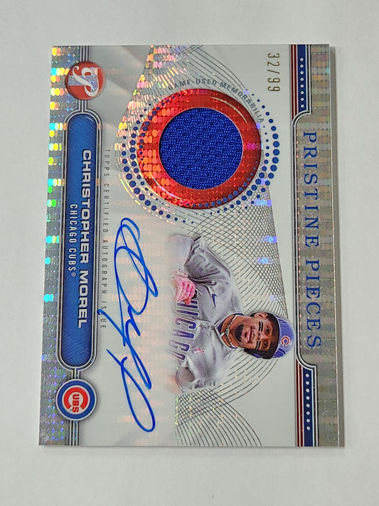 2024 Topps Pristine Pieces Christopher Morel # /99 Patch Auto