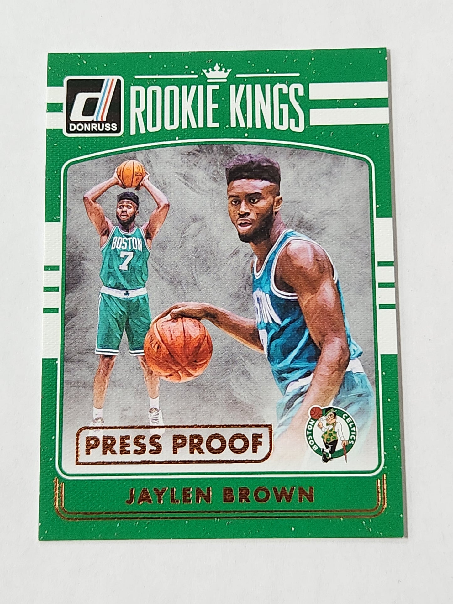 2016 Donruss Jaylen Brown Rookie Kings Press Proof 007/125 Jersey #