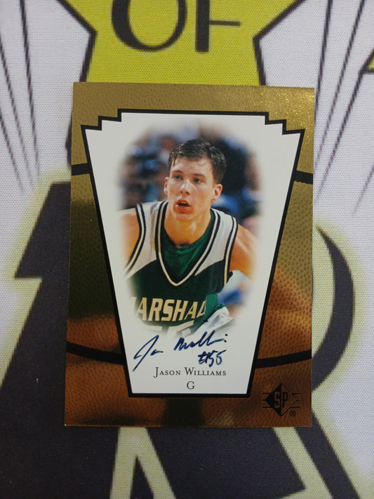 1998 Upper Deck SP Jason Williams On Card Rookie Auto