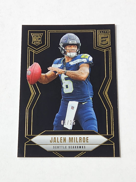 2025 Elite Jalen Milroe Rookie Black SSP /25