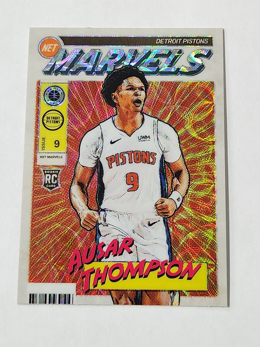 2023 NBA Hoops Premium Stock Ausar Thompson Net Marvels Scope SSP Rookie