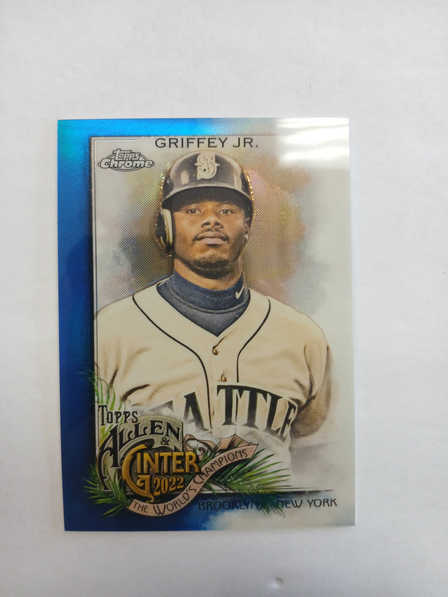 2022 Topps Chrome Allen & Ginter Ken Griffey Jr. Blue Refractor #/150