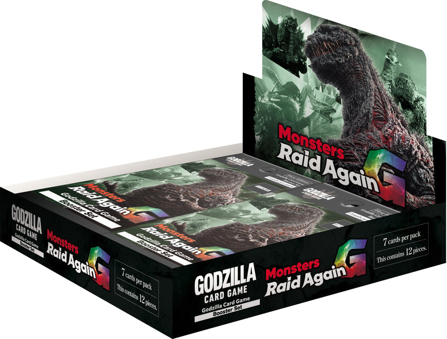 Godzilla Card Game Godzilla Monsters Raid Again TCG (1) Booster Box